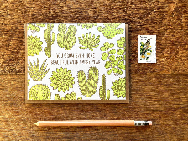 Every Year Birthday Card