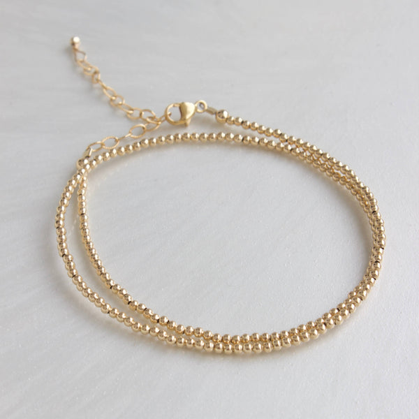 GOLD FILLED - DOUBLE BRACELET
