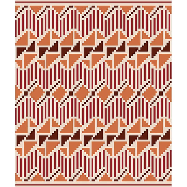 Sunset Mesa Throw Blanket - Desert/Southwest, Native/Navajo: Jumbo (60"x80")