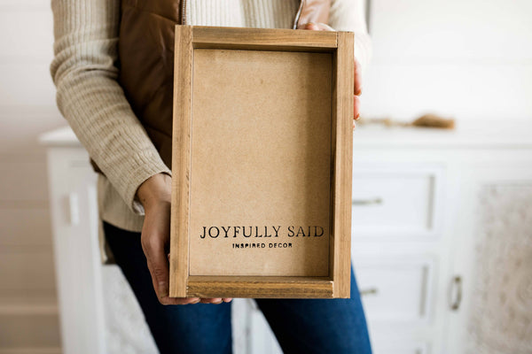 Braver Book Page | Wall Art: Light Brown Frame / 8 inches x 12 inches