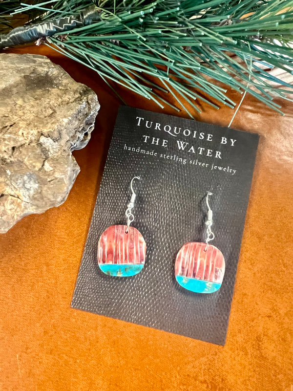 Red & Turquoise Dangle - Style 2
