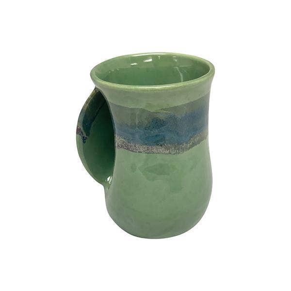 The Original Handwarmer Mug: Ocean Tide / Right Hand