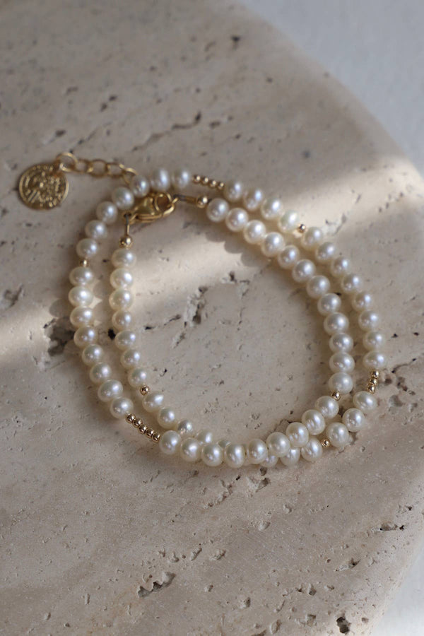 PEARL NECKLACE / Double