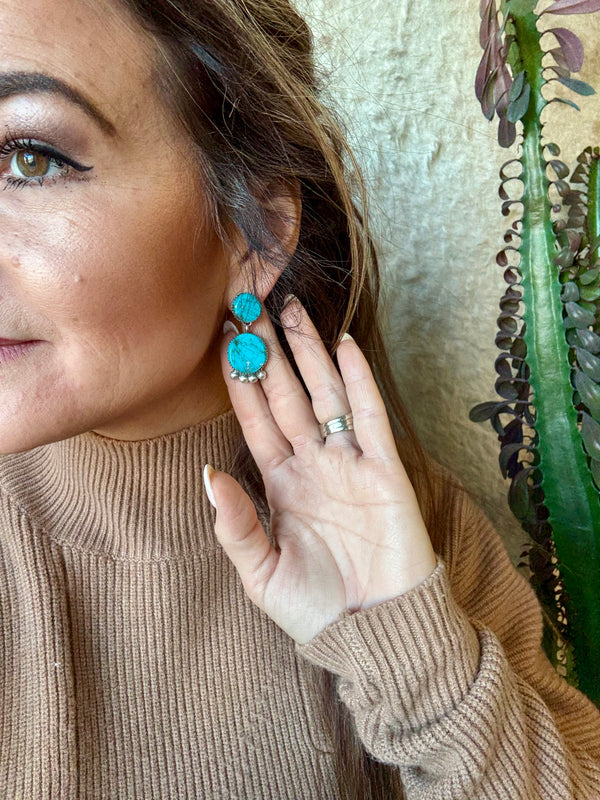 Tried & True Turquoise Dangle Earrings