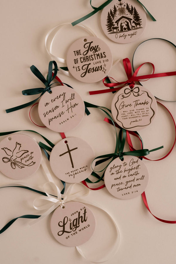 The Joy of Christmas Ornament I Christian Faith