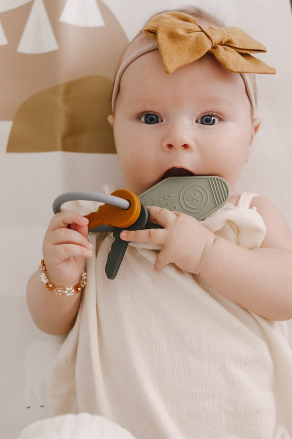 Keys to the Kingdom Silicone Teether | Catholic Baby - Keys to the Kingdom