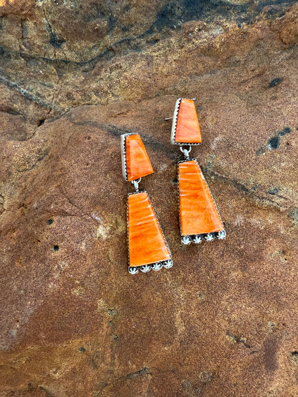 Set - Spiney Oyster Necklace & Earrings