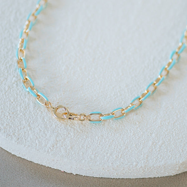 Etta Necklace: Turquoise