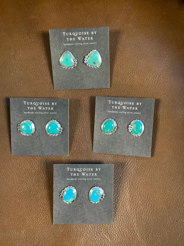Turquoise Studs - Large