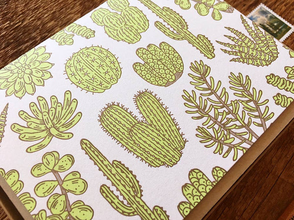 Cacti & Succulents Card: Single Card