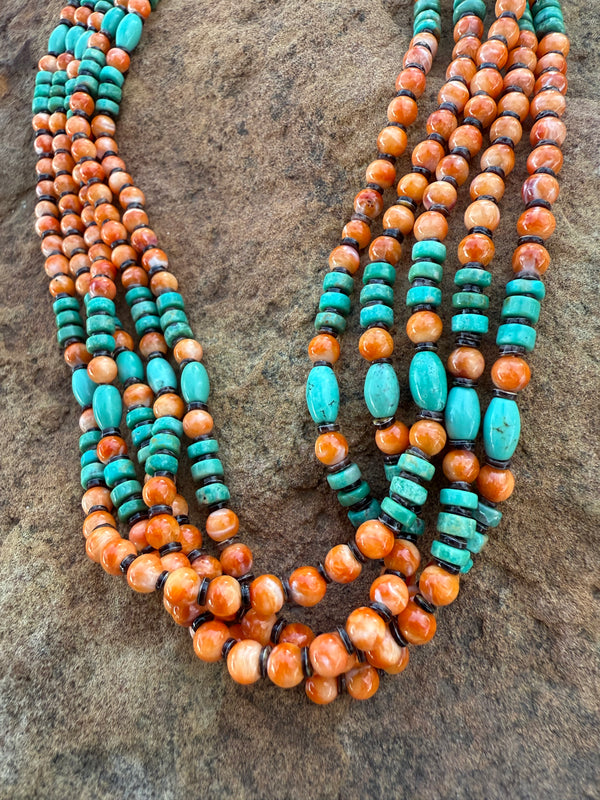 Set - Spiney Oyster Necklace & Earrings