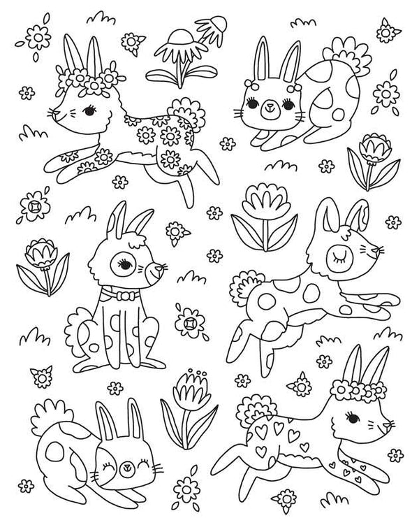 Easter Wonderland: Coloring Book: Paperback; 40 pages / English