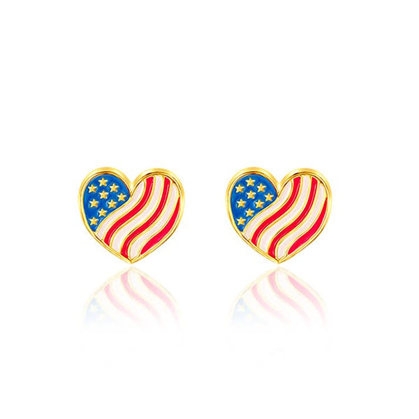 4th of JULY - Heart Cutie Stud Earrings