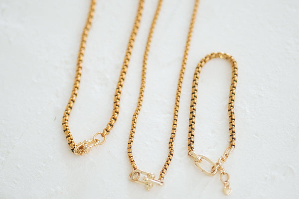 Walker Necklace: 16" 4mm chain