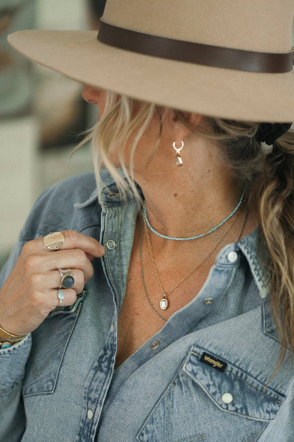 Cove Necklace: Gold