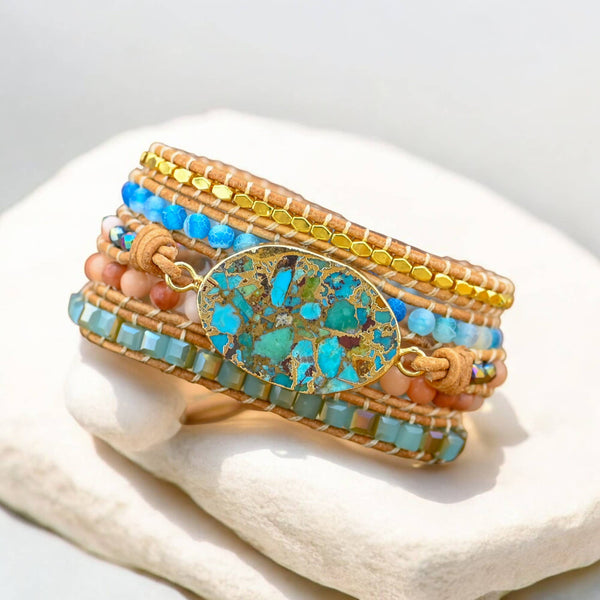 Atlantis Turquoise Wrap Bracelet