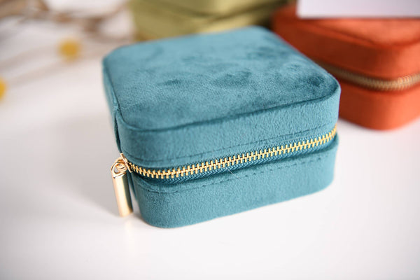 Jewelry Travel Case : Teal