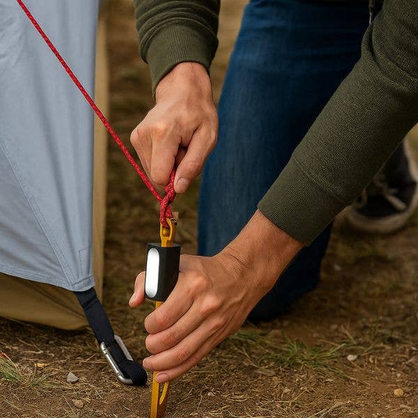 Tent Stakes with Lights, 4-Pack
