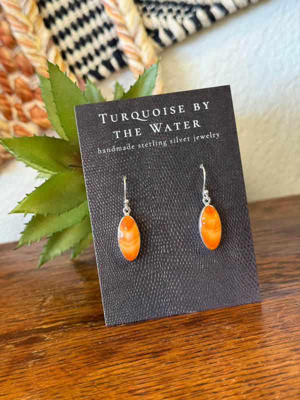The Perfect Fall Dangle - Spiney Oyster in Orange