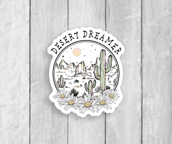 Desert Dreamer Vinyl Sticker