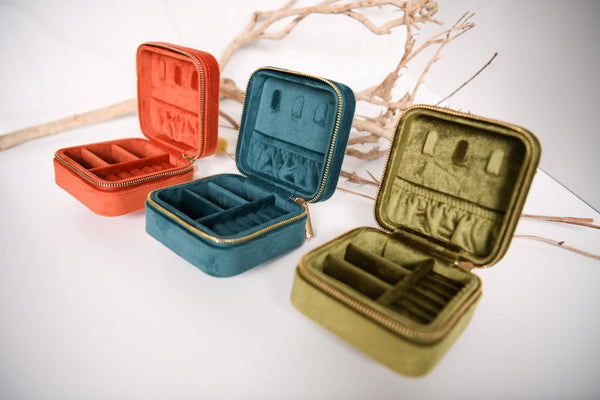 Jewelry Travel Case : Teal
