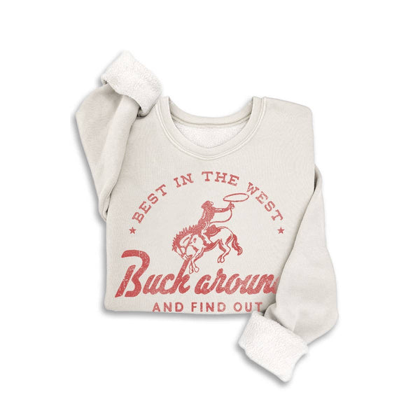 BEST IN THE WEST MINERAL SWEATSHIRT - White / S-M-L-XL