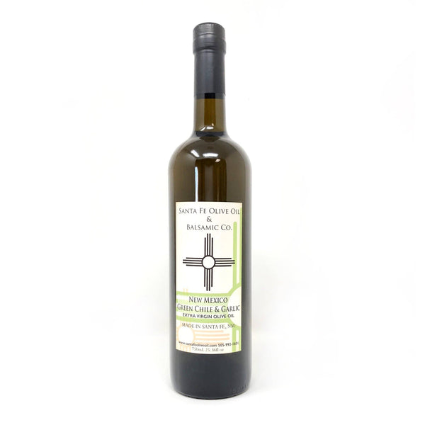 New Mexico Green Chile & Garlic Olive Oil: 375ml | 12.68oz