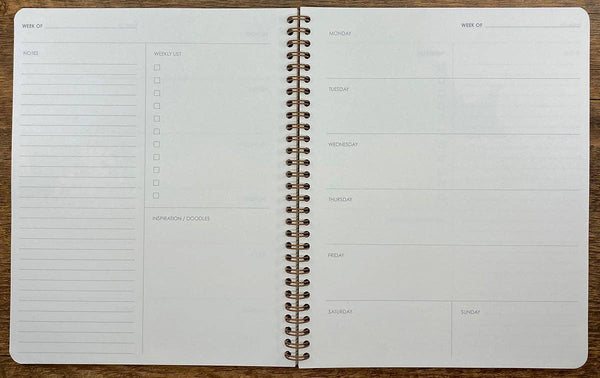 Cactus Weekly Fill-In Planner