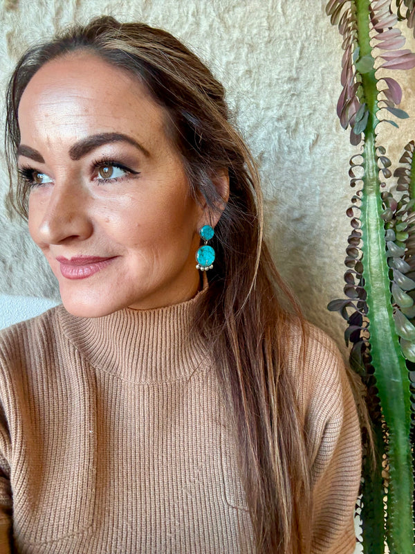 Tried & True Turquoise Dangle Earrings