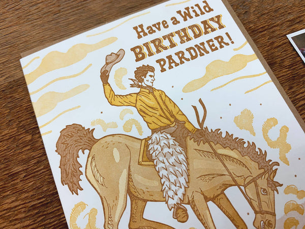 Birthday Pardner Card