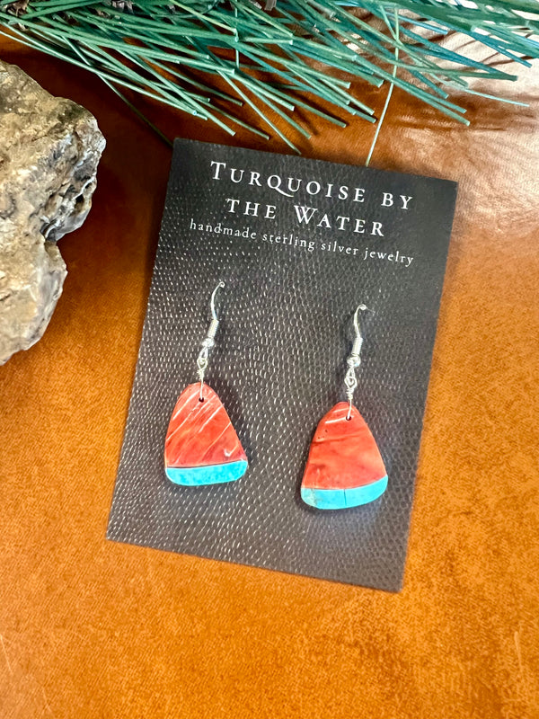 Red & Turquoise Dangle - Style 1