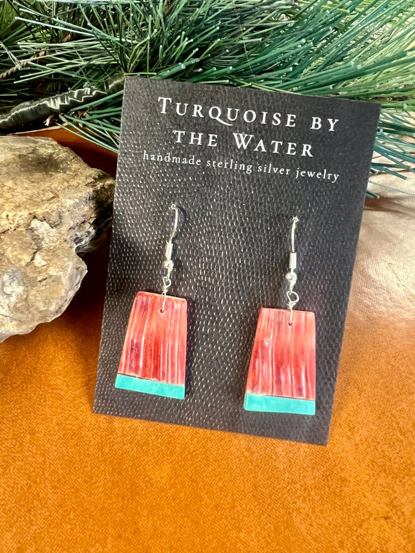 Red & Turquoise Dangle - Style 6