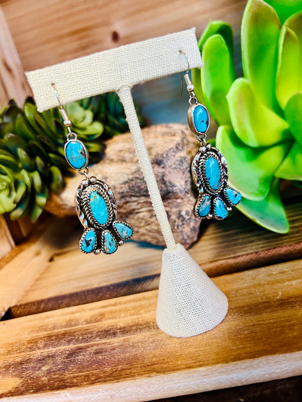 Evelyn Turquoise Dangles