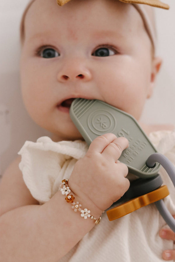 Keys to the Kingdom Silicone Teether | Catholic Baby - Keys to the Kingdom
