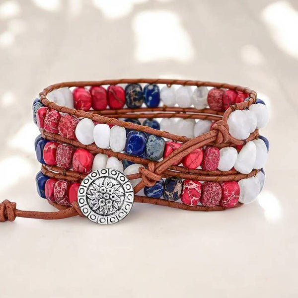 Freedom Light Wrap Bracelet Fourth of July