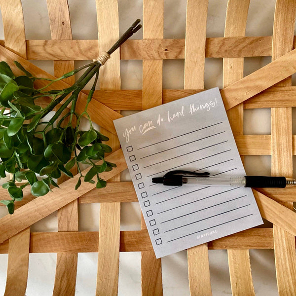 Notepad | You Can Do Hard Things