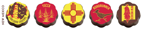 New Mexico Chocolate Covered Caramels - Box of 5
