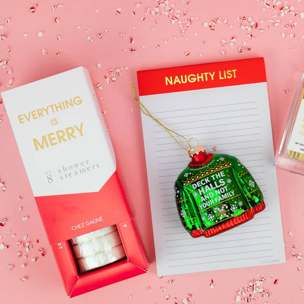 Everything is Merry - Shower Steamers - Funny Holiday Gift