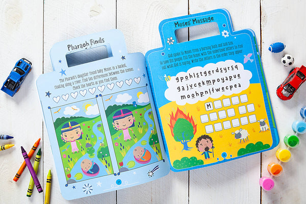 My Bible Backpack Activity Book (Ages 3+, Summer Reading)
