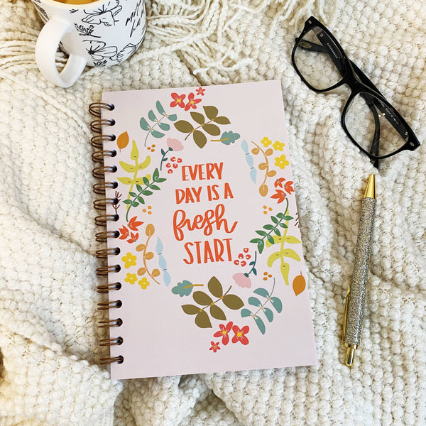 Every Day is a Fresh Start Notebook | Cute journals
