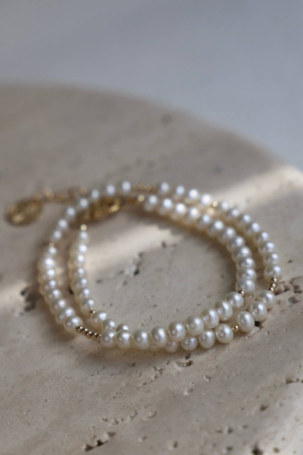 PEARL NECKLACE / Double