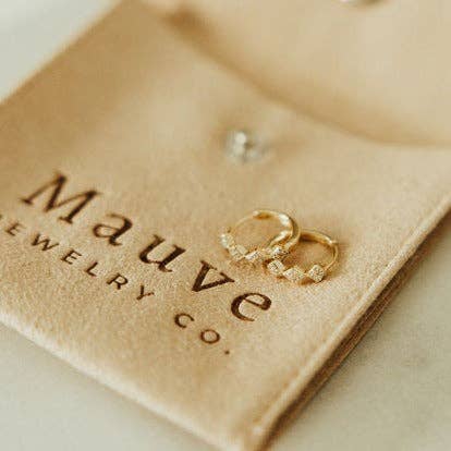 Alice Diamond Hoops: Gold