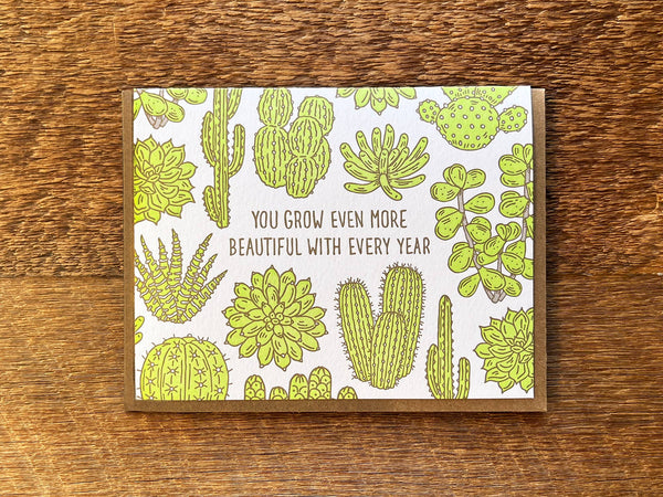 Every Year Birthday Card