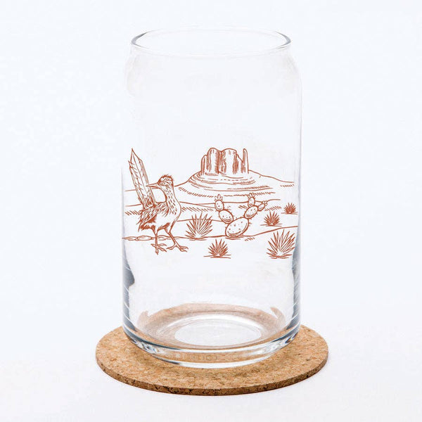 Desert Beer Can Glass