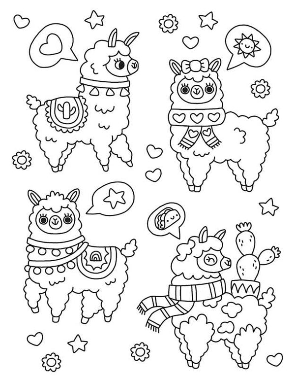 Kaleidoscope: Too Cute! Coloring by: Kit - Paperback; 64 pages / English