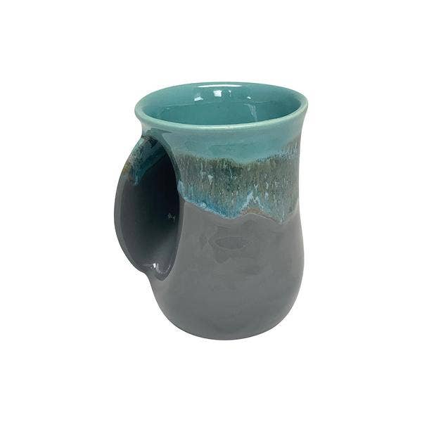 The Original Handwarmer Mug: Island Oasis / Right Hand