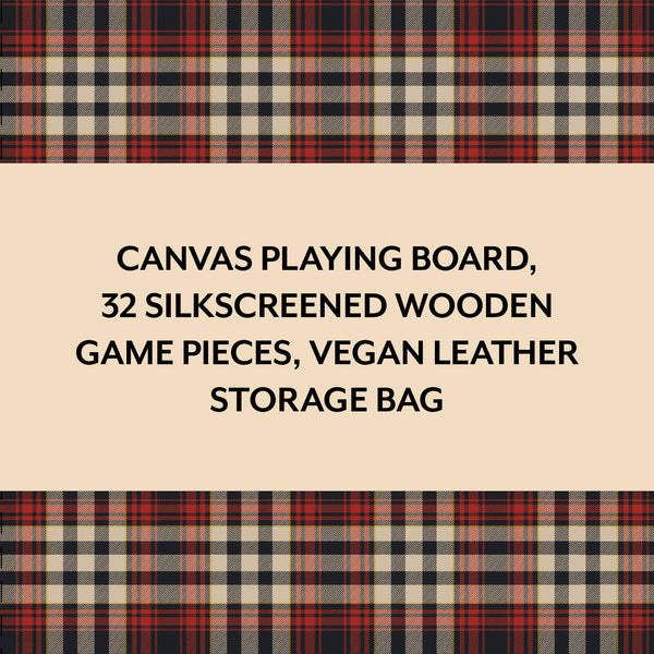 Pendleton Red Black Check Pattern Chess & Checkers