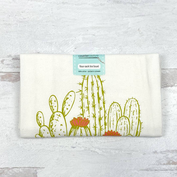Cactus Tea Towel