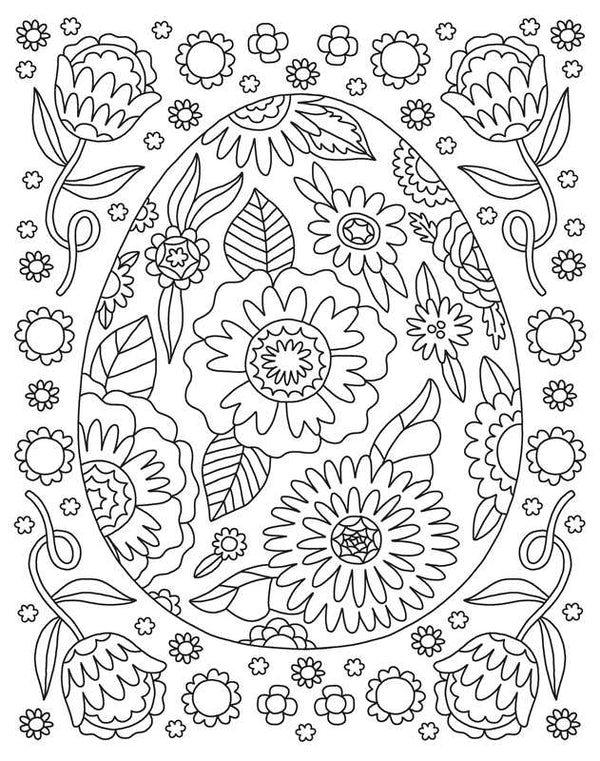 Easter Wonderland: Coloring Book: Paperback; 40 pages / English