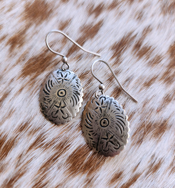 Petite Concho Earrings